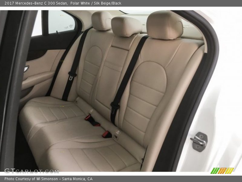 Polar White / Silk Beige/Black 2017 Mercedes-Benz C 300 Sedan