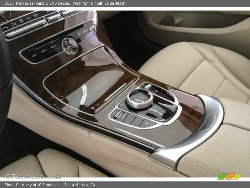 Polar White / Silk Beige/Black 2017 Mercedes-Benz C 300 Sedan