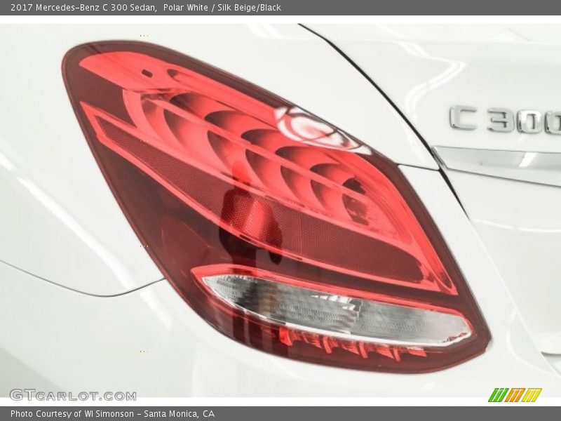 Polar White / Silk Beige/Black 2017 Mercedes-Benz C 300 Sedan