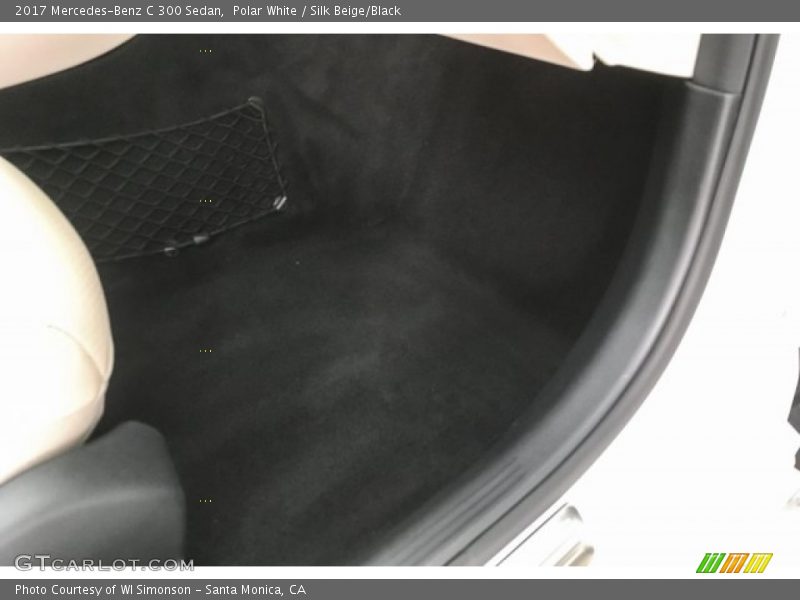 Polar White / Silk Beige/Black 2017 Mercedes-Benz C 300 Sedan
