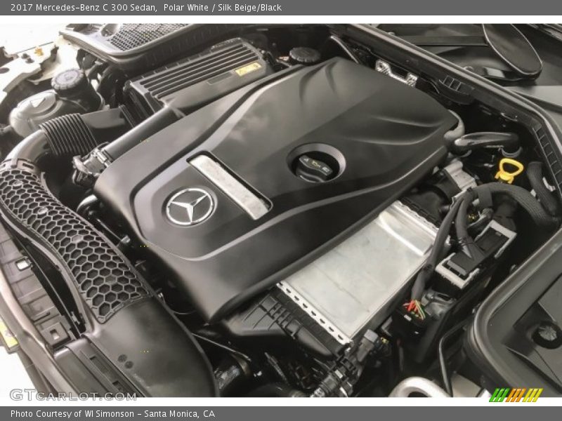 Polar White / Silk Beige/Black 2017 Mercedes-Benz C 300 Sedan