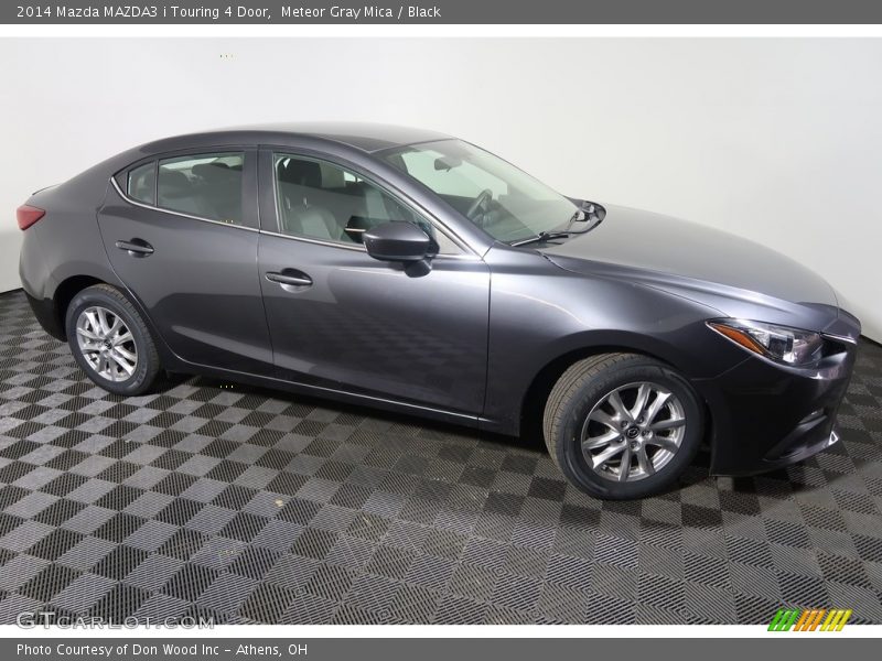 Meteor Gray Mica / Black 2014 Mazda MAZDA3 i Touring 4 Door