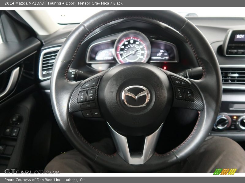 Meteor Gray Mica / Black 2014 Mazda MAZDA3 i Touring 4 Door