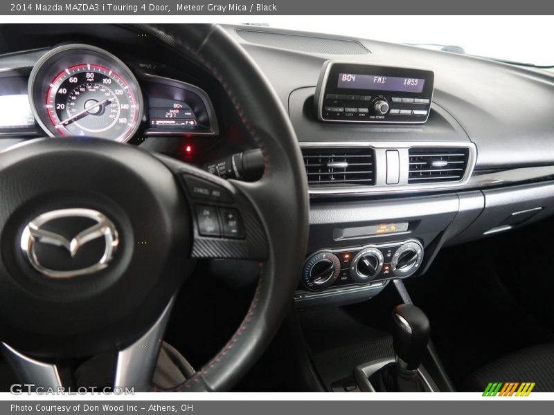 Meteor Gray Mica / Black 2014 Mazda MAZDA3 i Touring 4 Door
