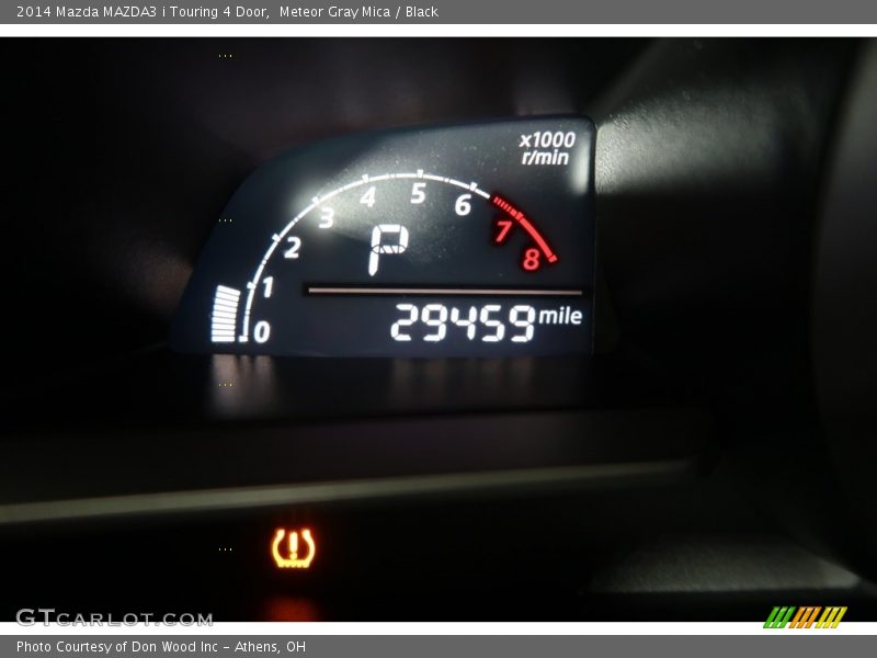 Meteor Gray Mica / Black 2014 Mazda MAZDA3 i Touring 4 Door
