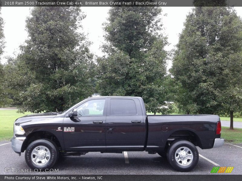 Brilliant Black Crystal Pearl / Black/Diesel Gray 2018 Ram 2500 Tradesman Crew Cab 4x4