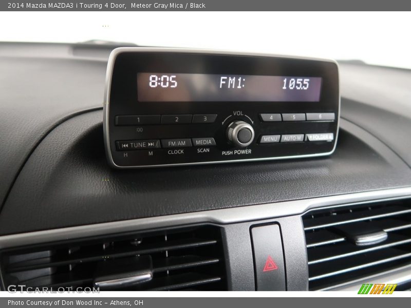 Meteor Gray Mica / Black 2014 Mazda MAZDA3 i Touring 4 Door
