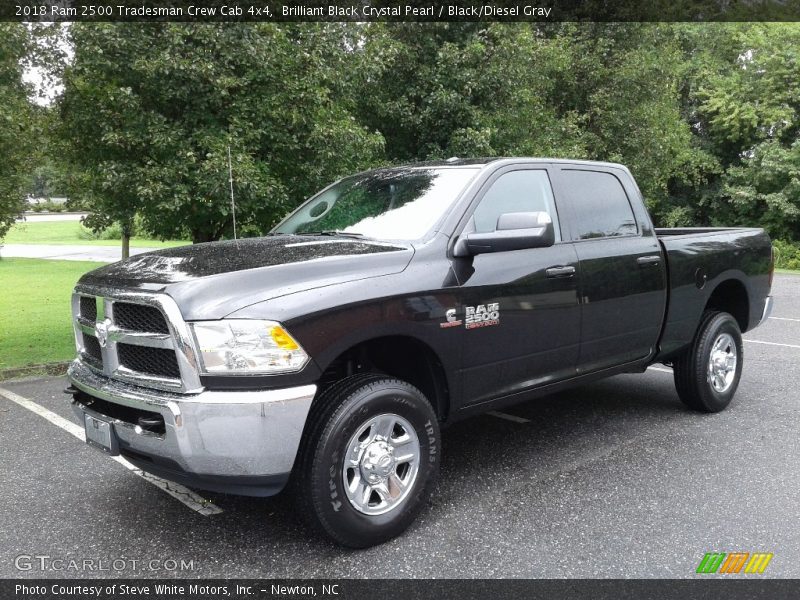 Brilliant Black Crystal Pearl / Black/Diesel Gray 2018 Ram 2500 Tradesman Crew Cab 4x4