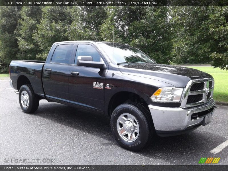 Brilliant Black Crystal Pearl / Black/Diesel Gray 2018 Ram 2500 Tradesman Crew Cab 4x4