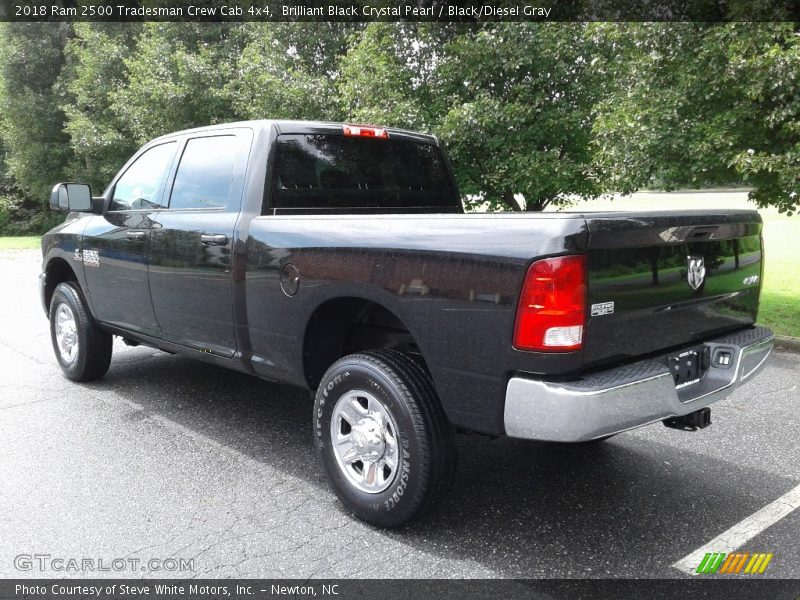 Brilliant Black Crystal Pearl / Black/Diesel Gray 2018 Ram 2500 Tradesman Crew Cab 4x4