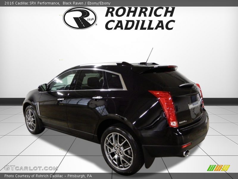 Black Raven / Ebony/Ebony 2016 Cadillac SRX Performance