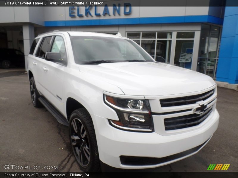 Summit White / Jet Black 2019 Chevrolet Tahoe LT 4WD