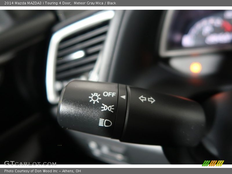 Meteor Gray Mica / Black 2014 Mazda MAZDA3 i Touring 4 Door
