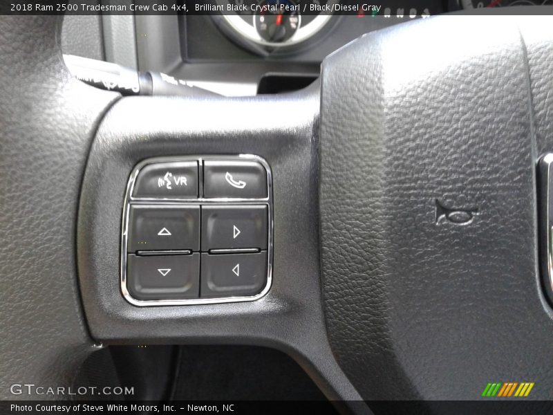 Brilliant Black Crystal Pearl / Black/Diesel Gray 2018 Ram 2500 Tradesman Crew Cab 4x4