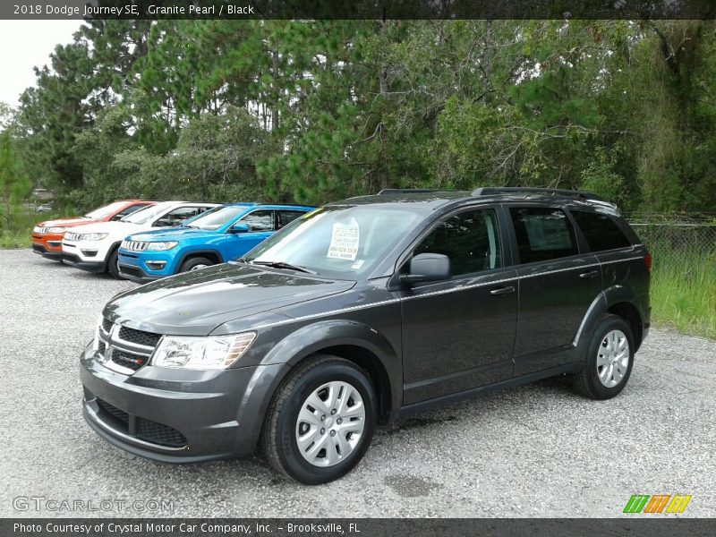 Granite Pearl / Black 2018 Dodge Journey SE