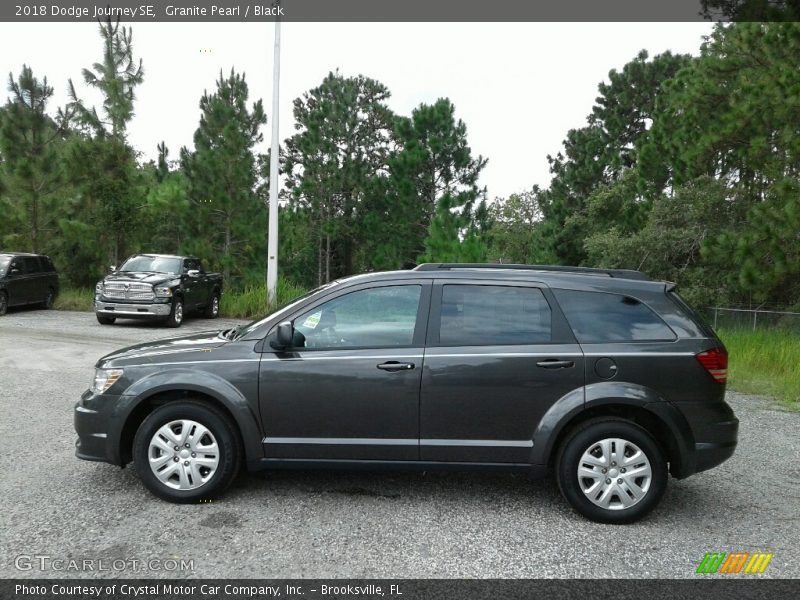 Granite Pearl / Black 2018 Dodge Journey SE