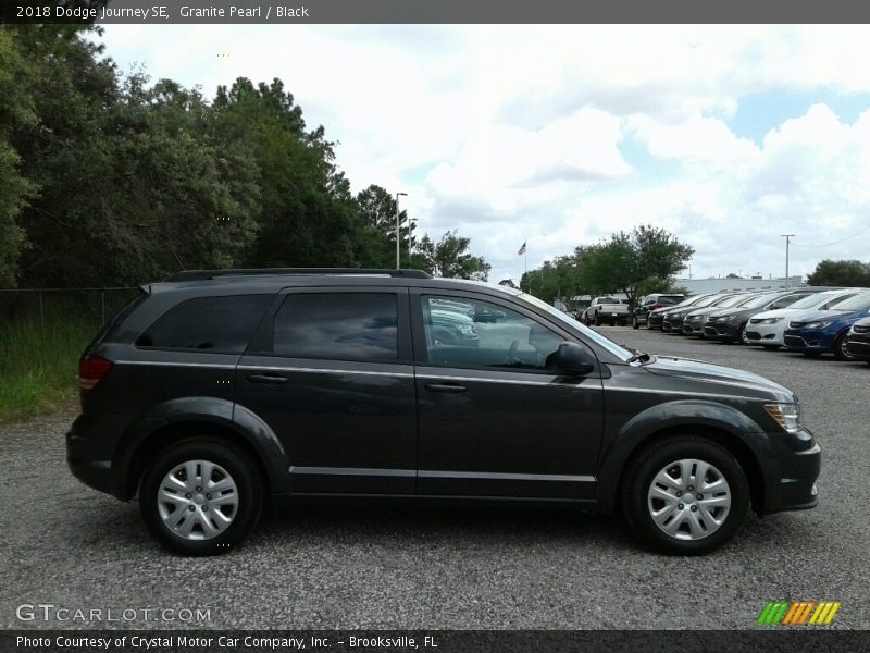 Granite Pearl / Black 2018 Dodge Journey SE