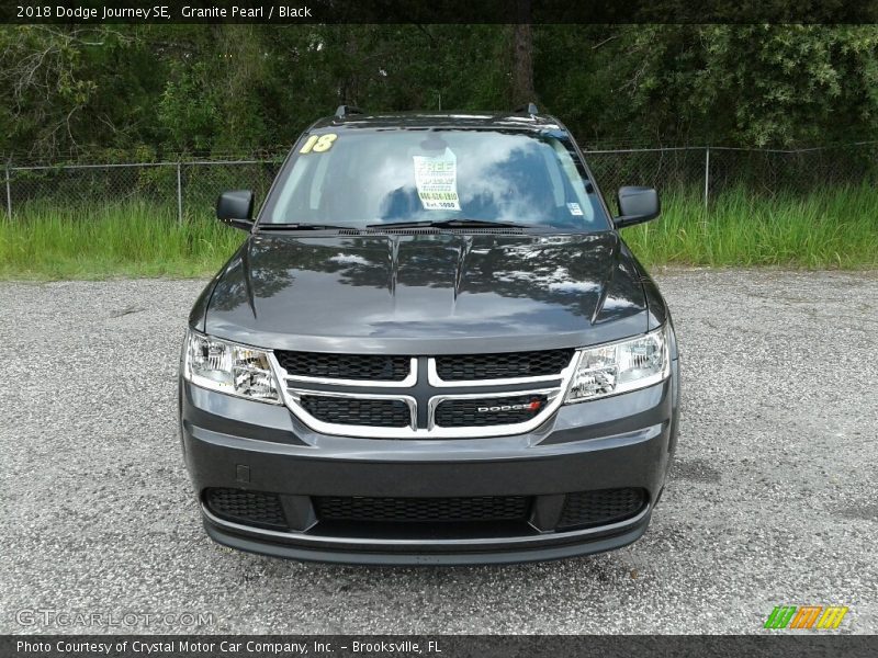 Granite Pearl / Black 2018 Dodge Journey SE