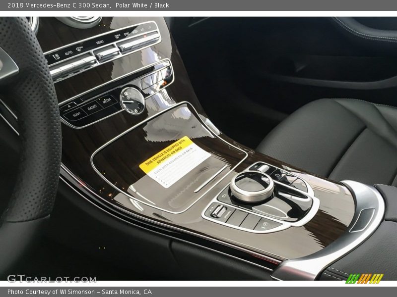 Polar White / Black 2018 Mercedes-Benz C 300 Sedan