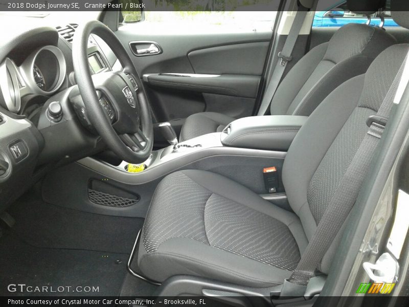Granite Pearl / Black 2018 Dodge Journey SE