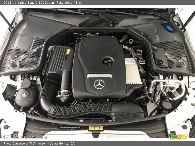 Polar White / Black 2018 Mercedes-Benz C 300 Sedan
