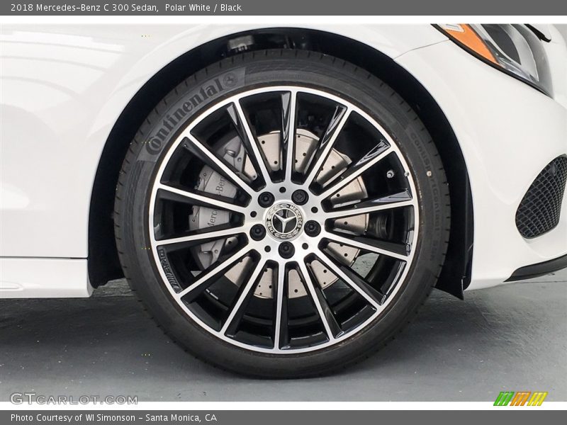 Polar White / Black 2018 Mercedes-Benz C 300 Sedan