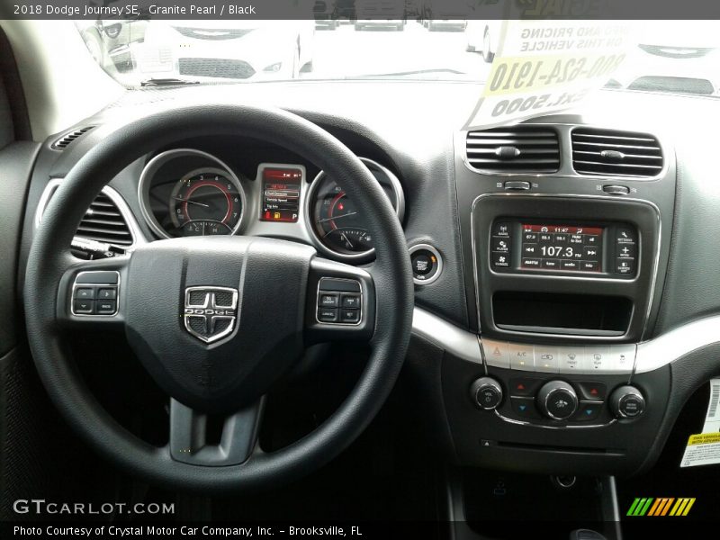 Granite Pearl / Black 2018 Dodge Journey SE