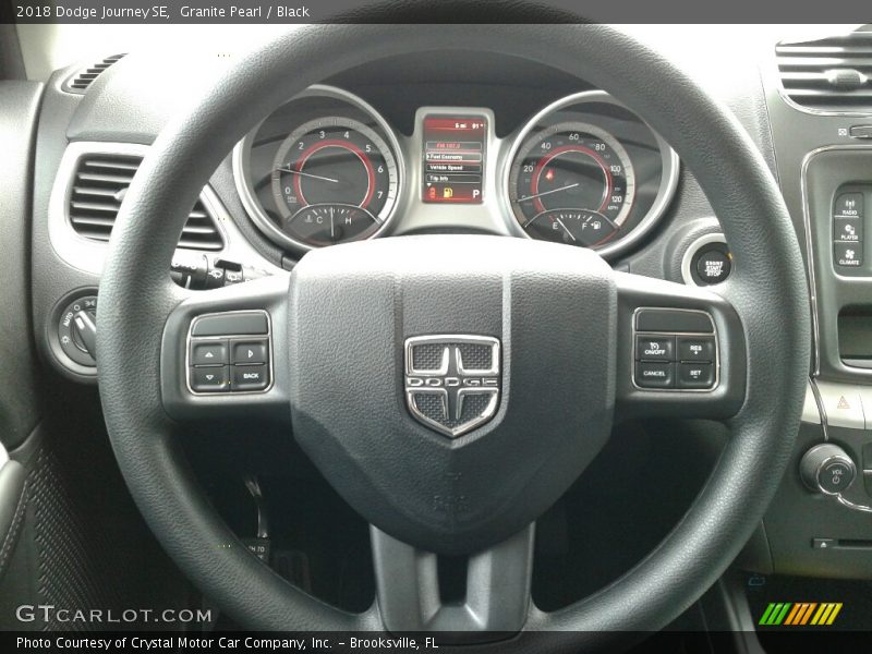 Granite Pearl / Black 2018 Dodge Journey SE