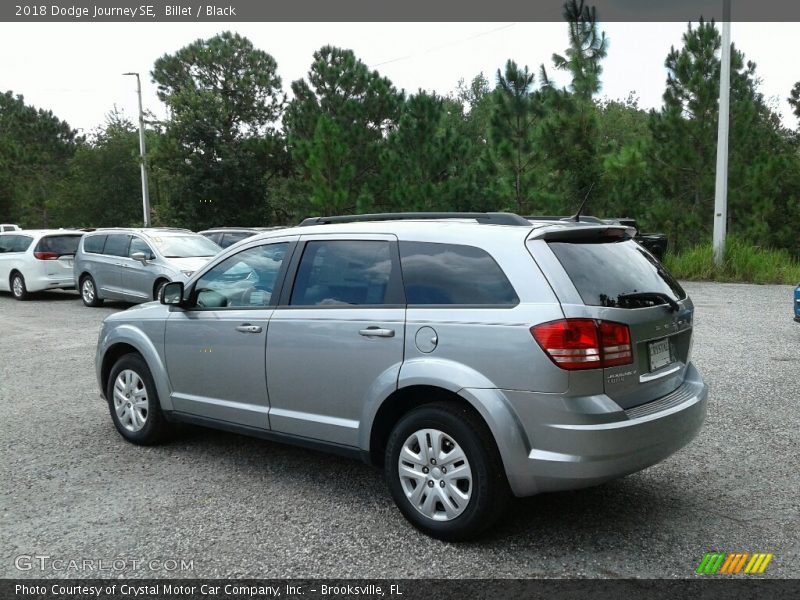 Billet / Black 2018 Dodge Journey SE