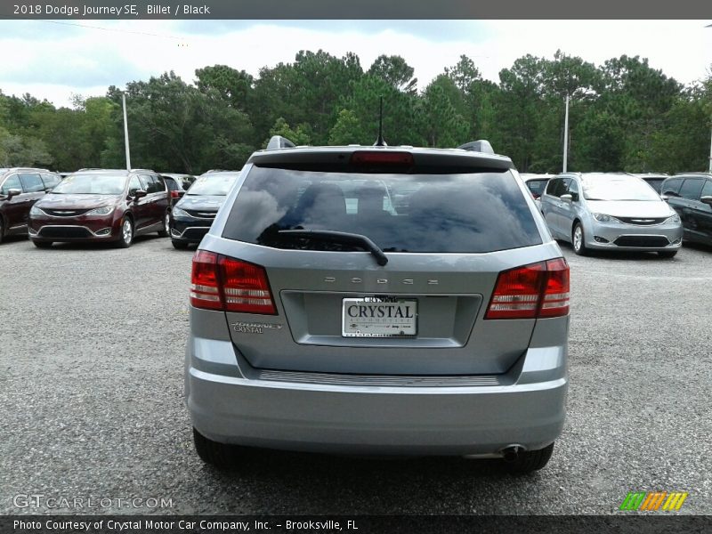 Billet / Black 2018 Dodge Journey SE