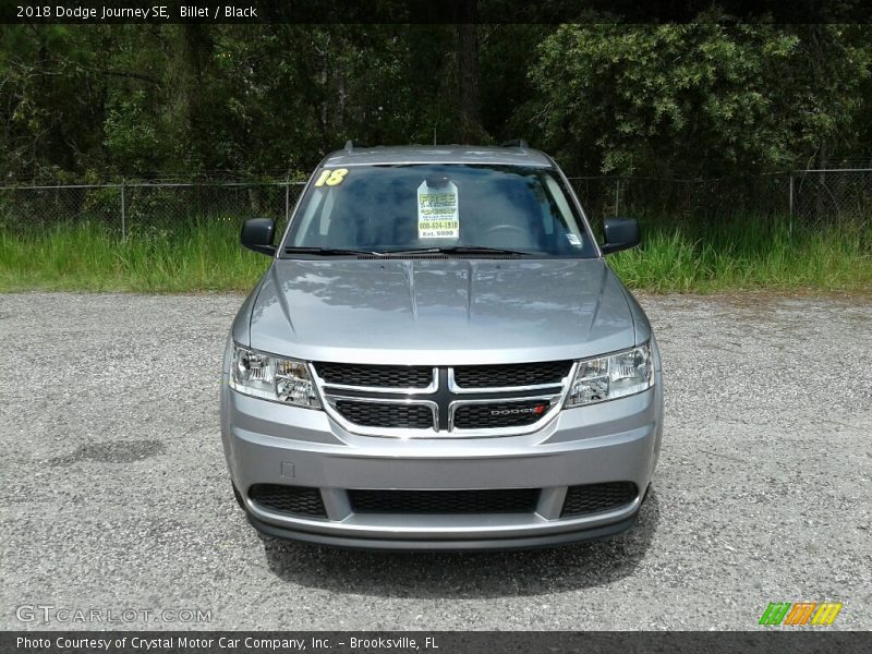 Billet / Black 2018 Dodge Journey SE