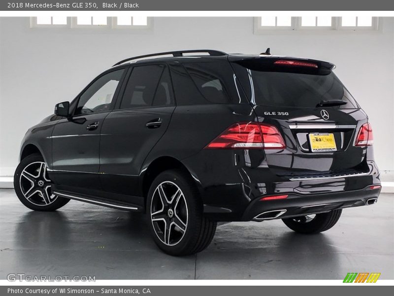 Black / Black 2018 Mercedes-Benz GLE 350