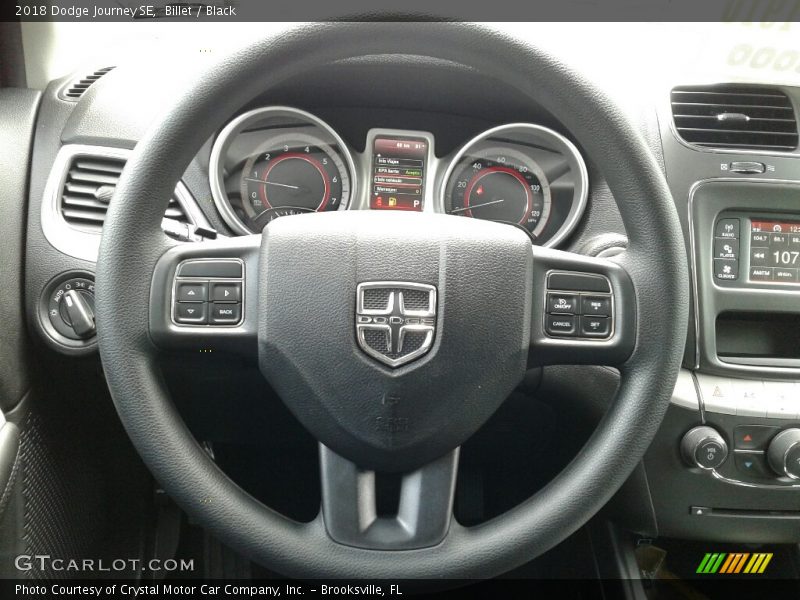 Billet / Black 2018 Dodge Journey SE