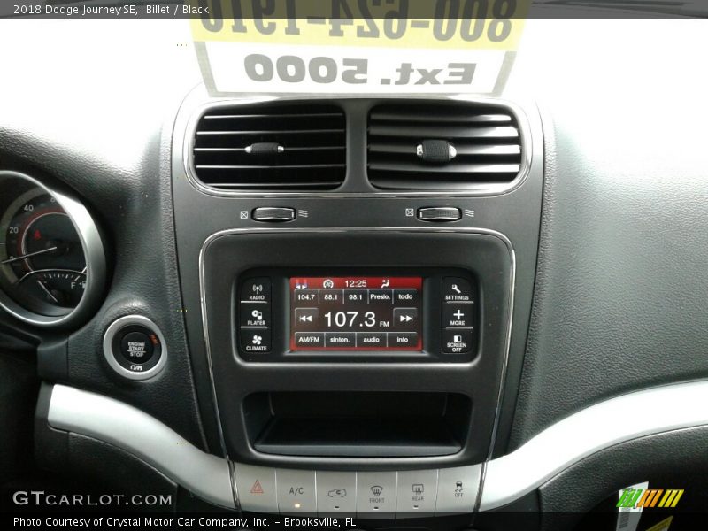 Billet / Black 2018 Dodge Journey SE