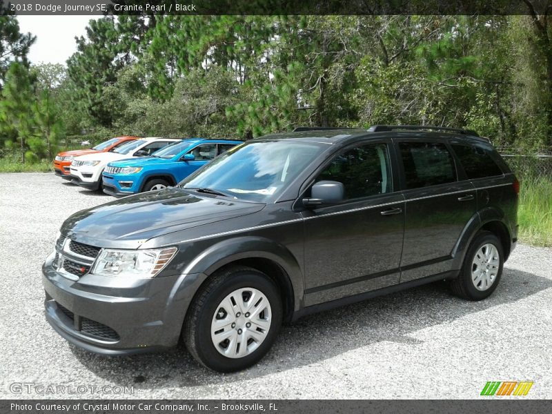 Granite Pearl / Black 2018 Dodge Journey SE