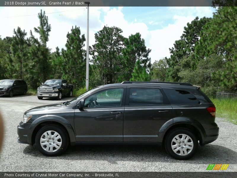 Granite Pearl / Black 2018 Dodge Journey SE