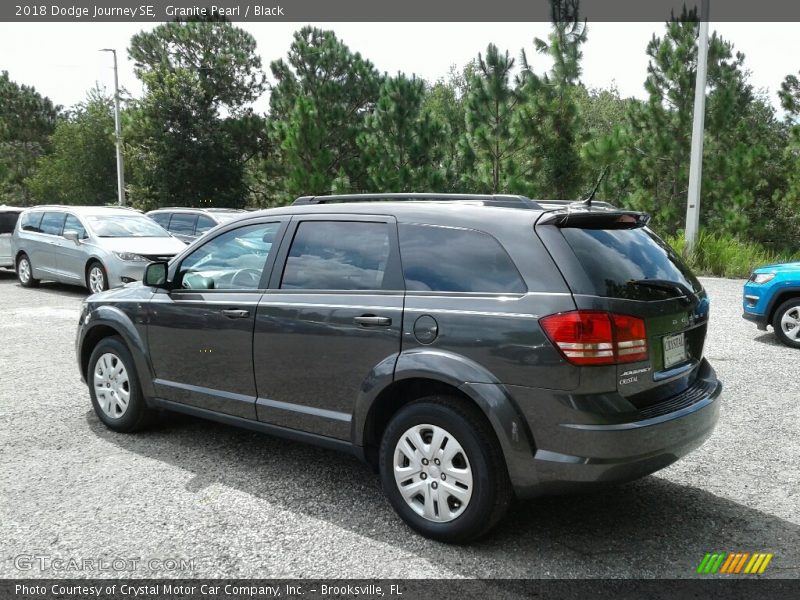 Granite Pearl / Black 2018 Dodge Journey SE