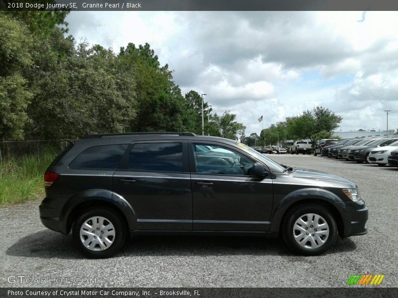 Granite Pearl / Black 2018 Dodge Journey SE