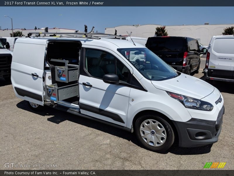 Frozen White / Pewter 2017 Ford Transit Connect XL Van