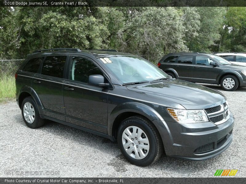Granite Pearl / Black 2018 Dodge Journey SE