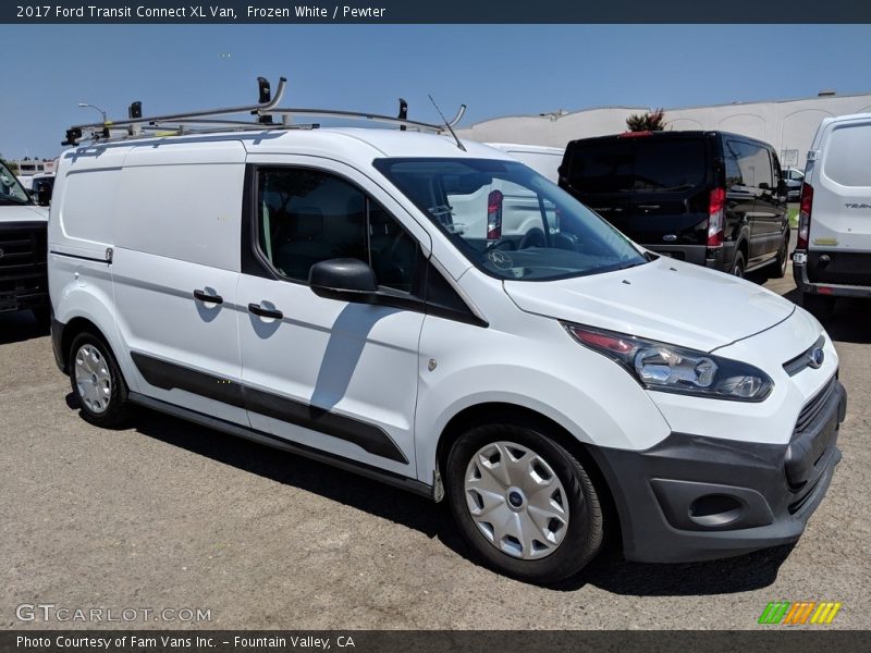 Frozen White / Pewter 2017 Ford Transit Connect XL Van