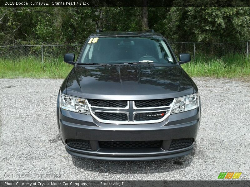 Granite Pearl / Black 2018 Dodge Journey SE