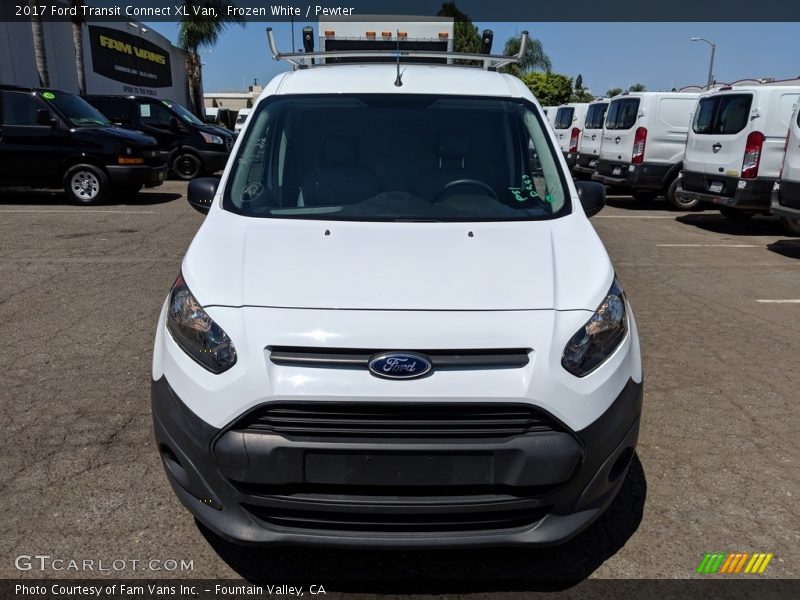 Frozen White / Pewter 2017 Ford Transit Connect XL Van