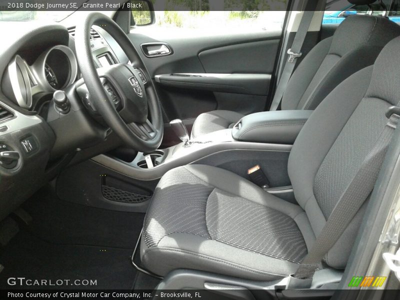 Granite Pearl / Black 2018 Dodge Journey SE