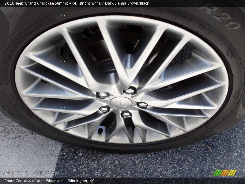 Bright White / Dark Sienna Brown/Black 2018 Jeep Grand Cherokee Summit 4x4