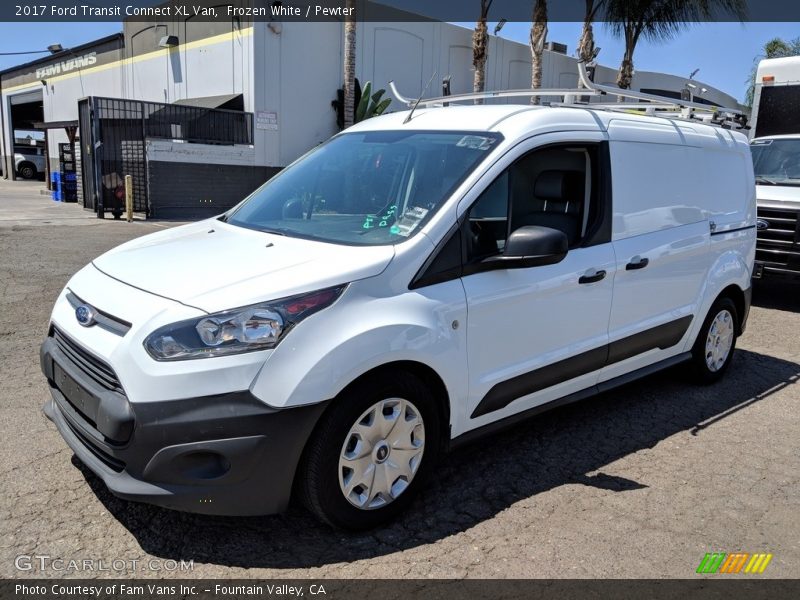 Frozen White / Pewter 2017 Ford Transit Connect XL Van
