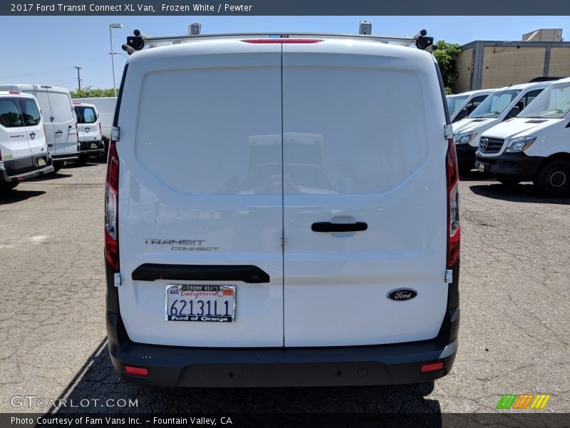 Frozen White / Pewter 2017 Ford Transit Connect XL Van