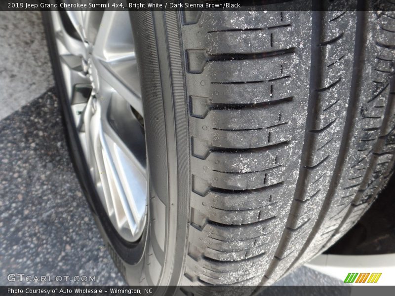 Bright White / Dark Sienna Brown/Black 2018 Jeep Grand Cherokee Summit 4x4