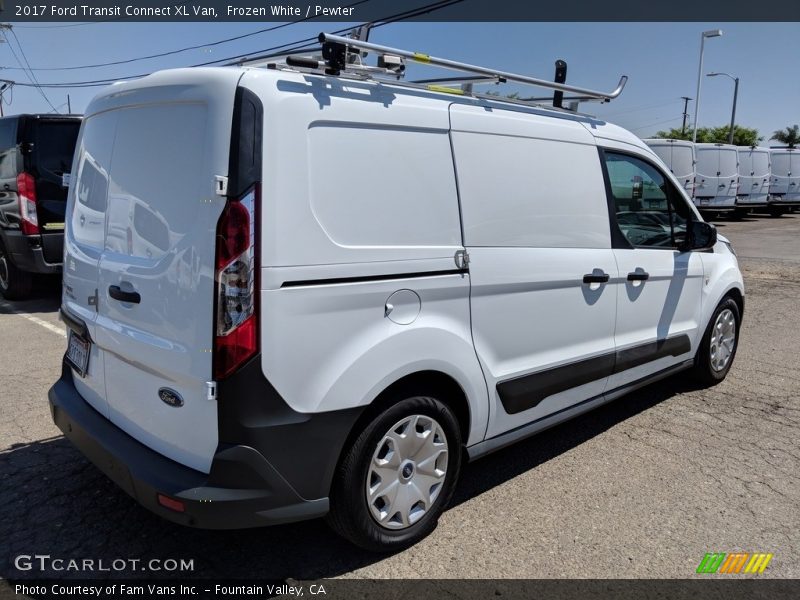 Frozen White / Pewter 2017 Ford Transit Connect XL Van