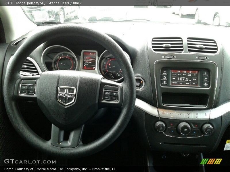 Granite Pearl / Black 2018 Dodge Journey SE